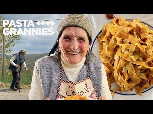 103 year old Irma makes tagliatelle, our oldest grandmother! | Pasta Grannies