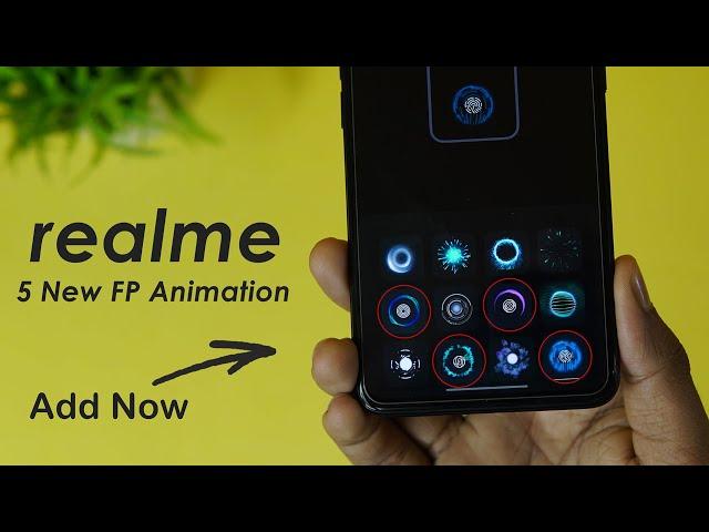 [Hidden Setting] Get  5 NEW fingerprint animation on Realme | No Root, No Theme