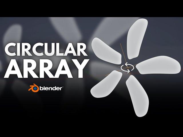 Circular Array with Object Offset in Blender!