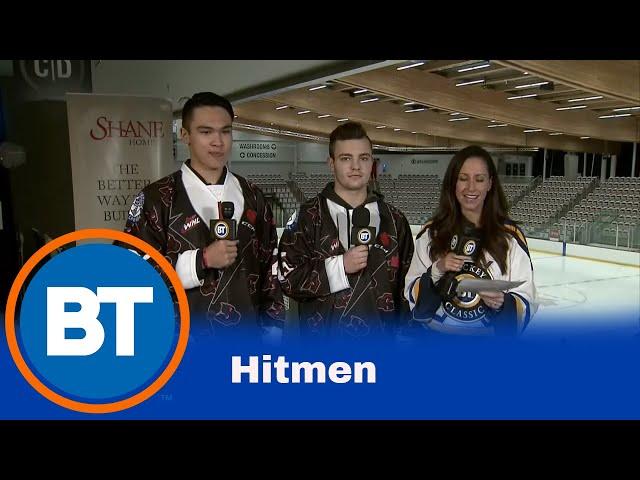 Hitmen forwards Tristen Nielsen & LW Justyn Gurney