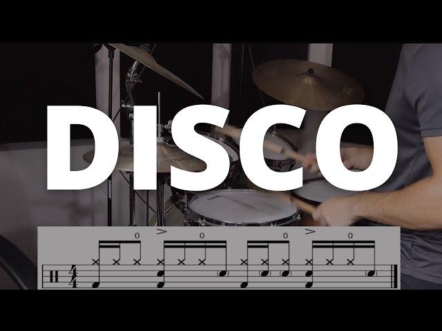 Here's a Fun DISCO Groove - Quick Drum Lesson