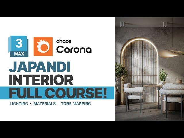 Dining Design Tutorial in 3ds max - 3ds Max + Corona Render Full Course! | 3ds max for beginners