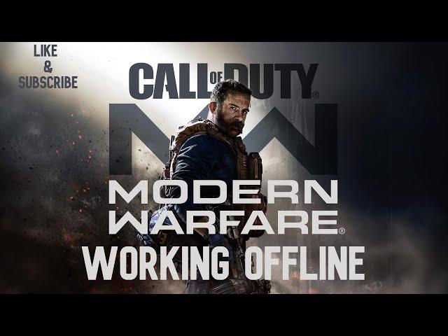 PS4 Working Offline Call of Duty Modern Warfare 2019