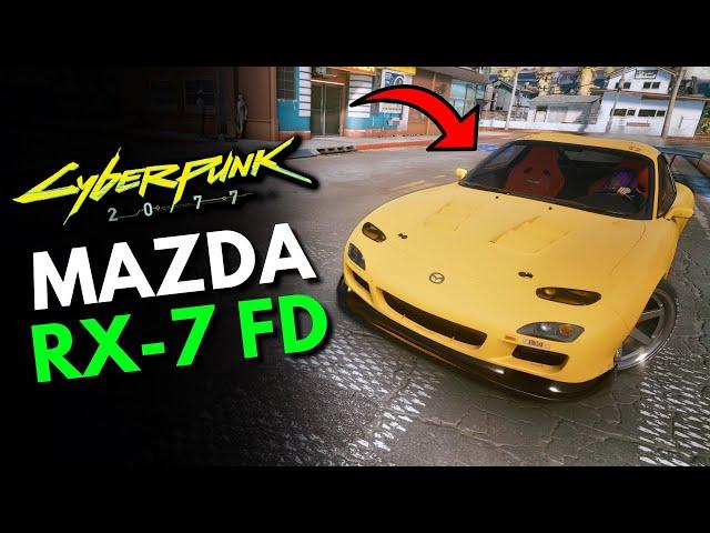 New Car Mazda RX-7 FD | Cyberpunk 2077 MODS