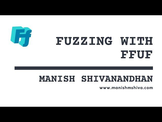 Fuzzing with Ffuf | Ffuf Tutorial