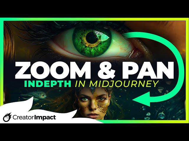 Midjourney ZOOM OUT & PAN: In-depth Midjourney AI Tutorial (v5.2)