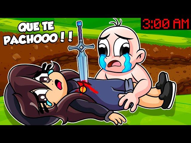 ¿QUE LE PASO A BEBE NOOBSI A LAS 3 AM? BEBE NOOB ENCONTRO A NOOBSI HERIDA EN MINECRAFT