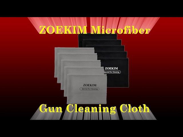 ZOEKIM Microfiber Gun Cleaning Cloth