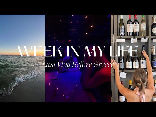 LAST WEEK BEFORE GREECE VLOG | photoshoot, greece prep, yoga