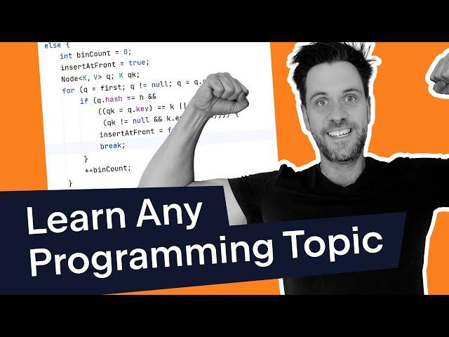 How To Learn Any Programming Topic