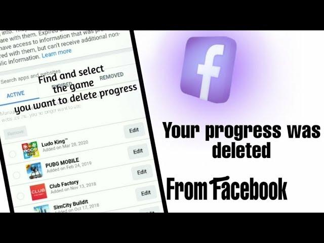 HOW TO DELETE GAME SAVED DATA FROM FACEBOOK in android