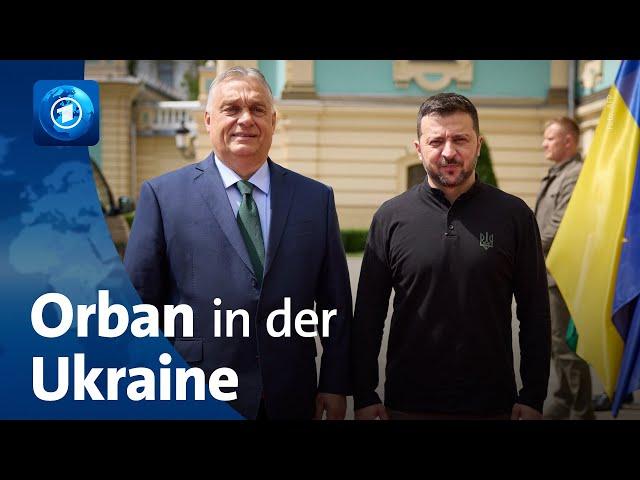 Orban trifft Präsident Selenskyj in der Ukraine