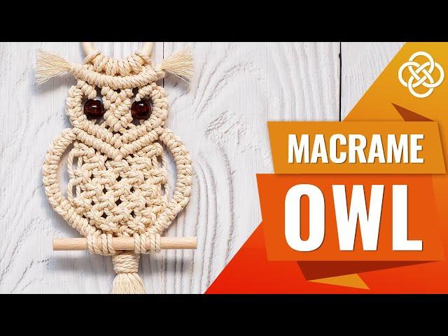 DIY Macrame Owl Tutorial | Macrame DIY | How to Make Macrame Owl