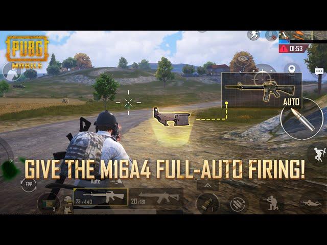 PUBG MOBILE | M16A4 & MK47 Full-Auto Mod