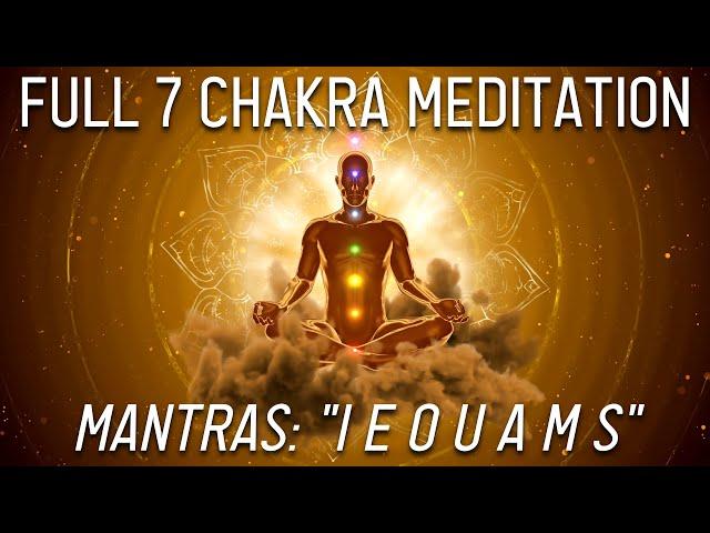 Balancing & Awakening All 7 Chakras: Full Guided Meditation