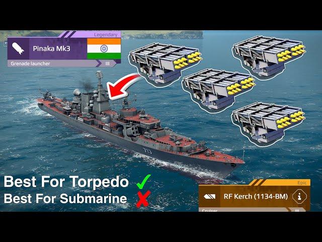 RF Kerch With 4X Pinaka Mk3 Indian New Grenade Launcher | Modern Warships