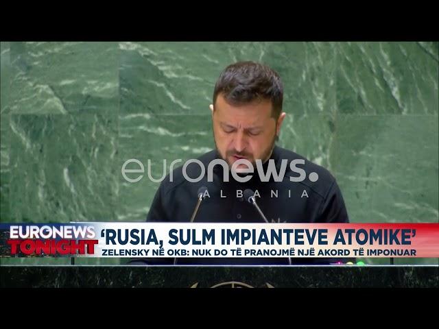 ‘RUSIA, SULM IMPIANTEVE ATOMIKE’! Zelensky në OKB: Nuk do të pranojmë një akord të imponuar