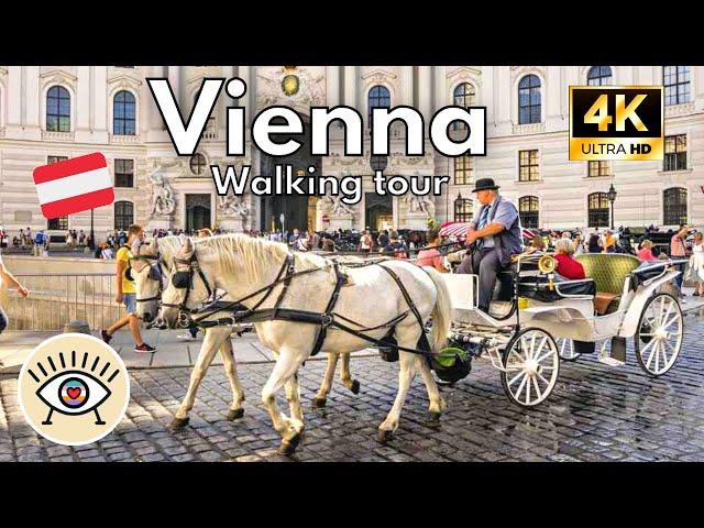 Vienna, Austria [4K] HDR  “Walking Tour” Walk with subtitles!