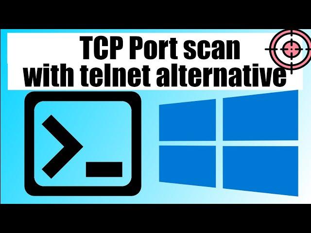 Telnet alternative with Powershell command