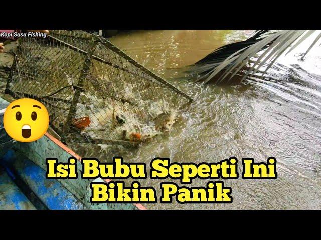 Angkat Bubu Udang Galah dan Bubu Ikan // Spot Bubu Di Sungai Air Payau.