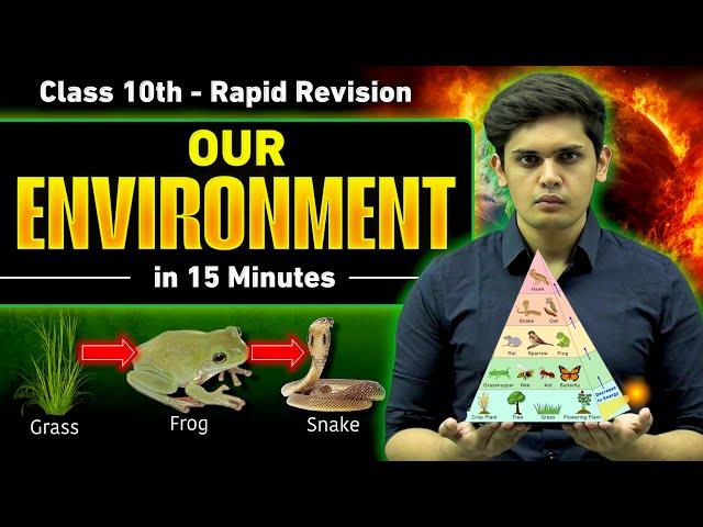 Our Environment in 15 Minutes| Class 10th | Rapid Revision | Prashant Kirad