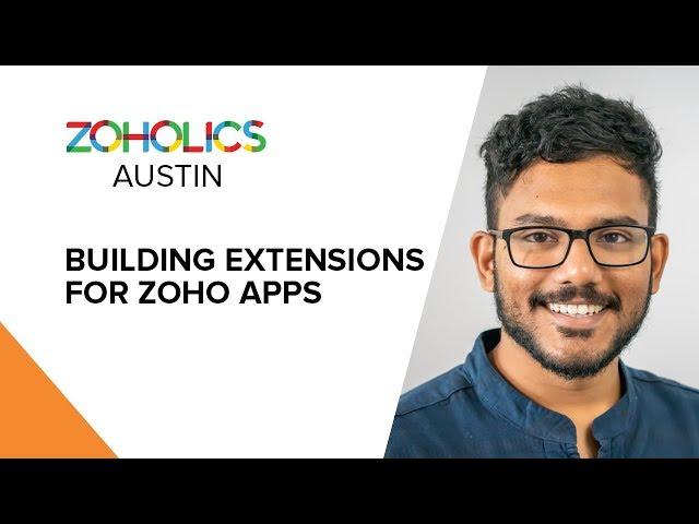 Building Extensions for Zoho Apps - Vijay Surya Parvataneni