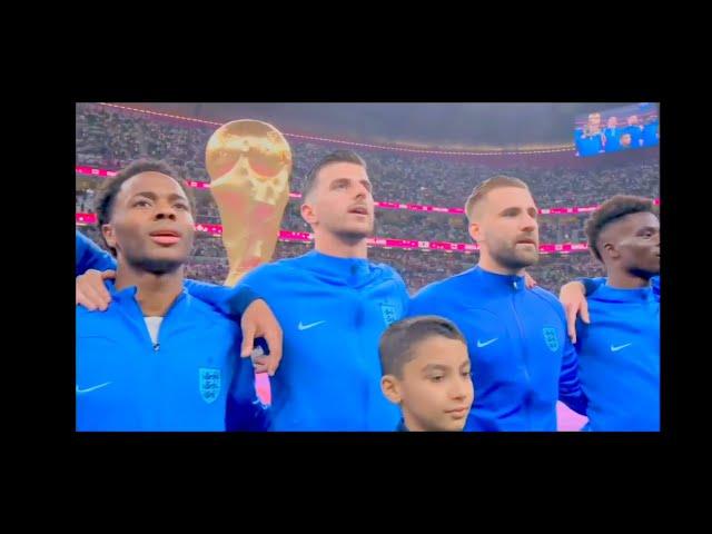 England National Anthem (vs USA) - FIFA World Cup Qatar 2022