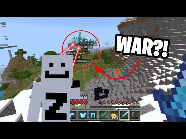 WE RAIDED A WAR In Lifeboat Survival Mode Minecraft SMP