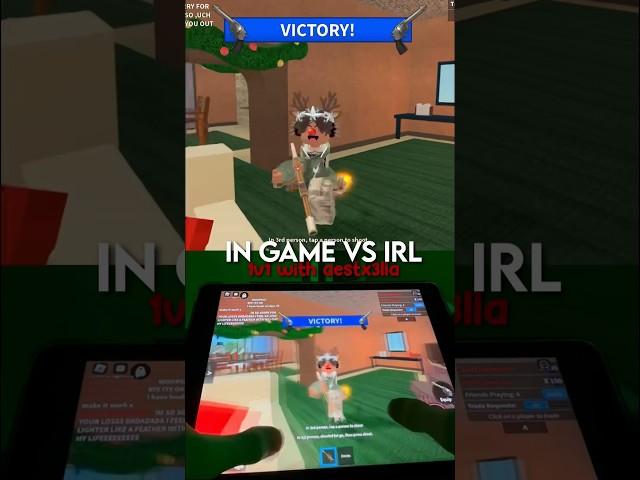 IN GAME VS IRL ROBLOX…