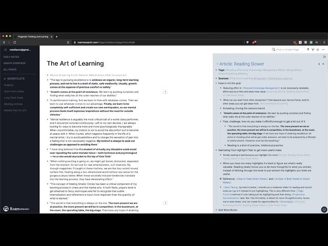 How to Use Roam to Outline a New Article in Under 20 Minutes