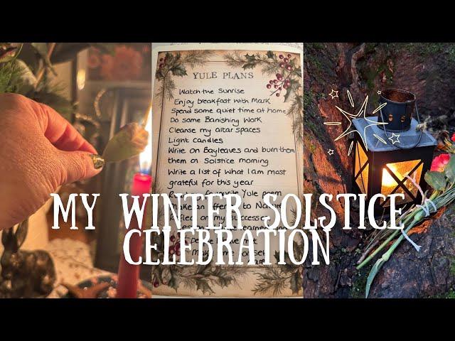 My Winter Solstice Celebration - Sunrise, Journaling, Self Care