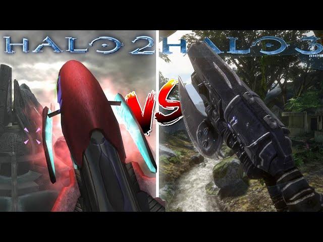 Halo 2 vs Halo 3 - Direct Comparison