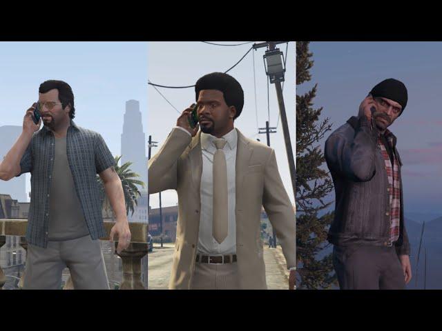 Grand Theft Auto 5 - All Phone Calls on Story Mode