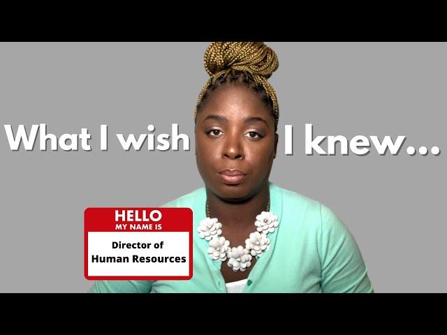 Top 3 HR Career struggles// What I wish I knew before starting my Human Resources career