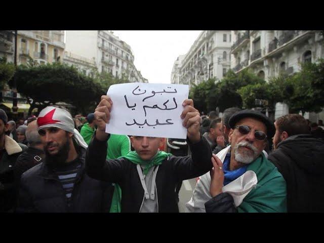 Protesters take to the streets in Algeria following Tebboune presidential victory