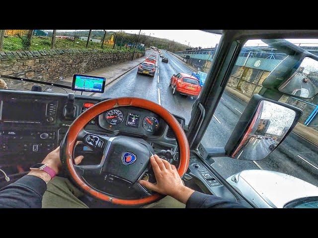 POV DRIVING  SCANIA  SUPER  ON REIN  adrian cox  uk