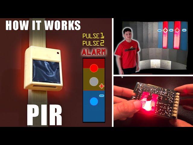 PIR motion detector - HOW IT WORKS (easy to understand)