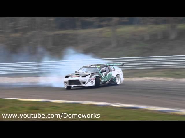 800Hp Drifting! Nissan 240SX VR38DETT Twin Turbo by BD Tuning-Racing bodykit