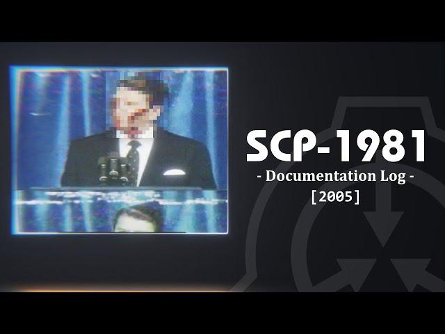 SCP-1981 : "RONALD REAGAN CUT UP WHILE TALKING" : Documentation Video : 2005 VHS Tape