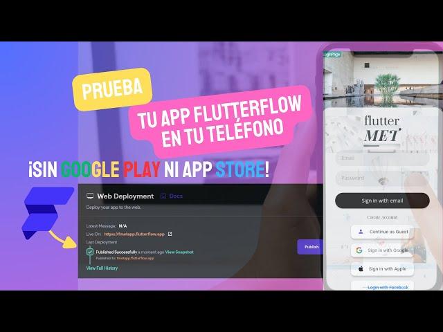 Probar Tu App FlutterFlow en Tu Teléfono ¡Sin Google Play ni App Store!