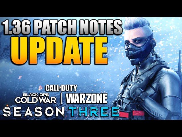 Largest Weapon Balancing in Warzone (Nerfed M16/AUG/FFAR) | Season 3 1.36 Update & Patch Notes