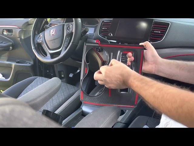 2021 Honda Ridgeline Carbon Fiber dash trim install