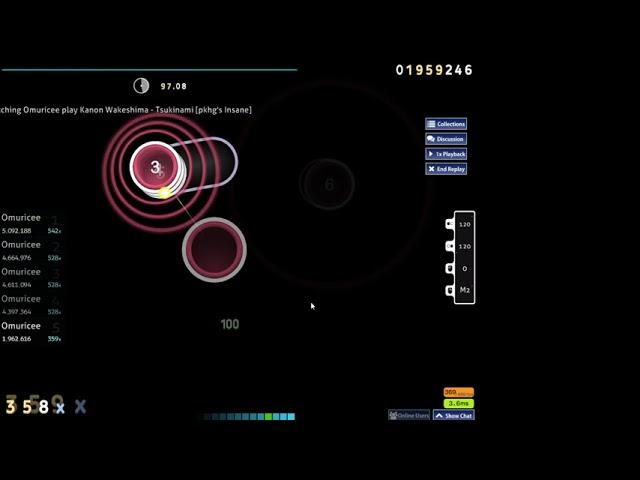 osu! Tsukinami 4.4⭐ (Final days with mouse)