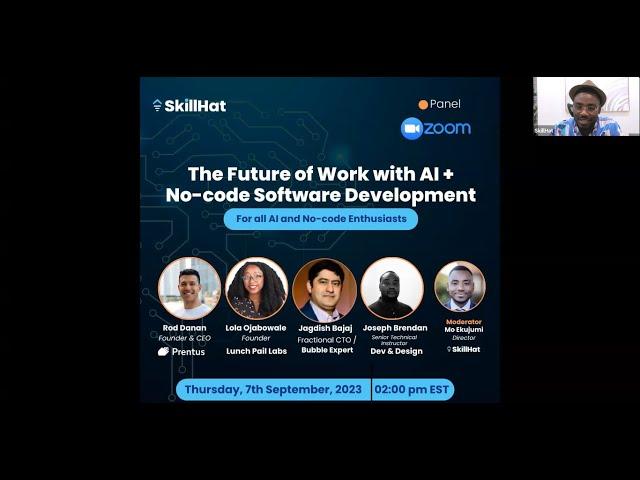 The Future of Work with AI + No-code Software Development