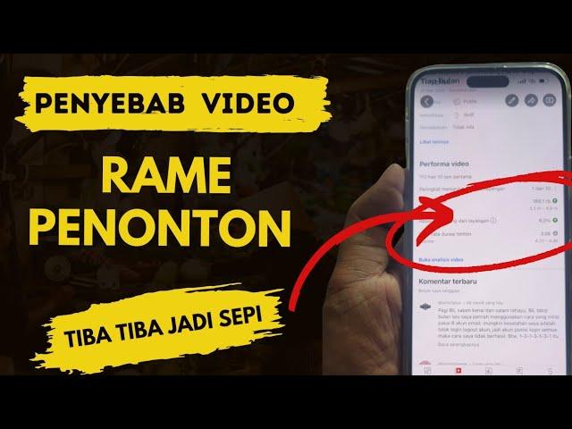 Video Rame Penonton Tiba Tiba Jadi Sepi Karena Rekomendasi Berhenti, Ini Alasannya