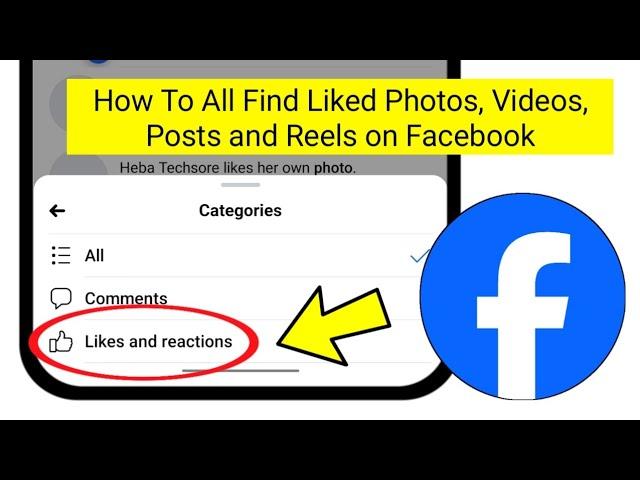 How To All Find Liked Photos, Videos, Posts and Reels on Facebook - 2024