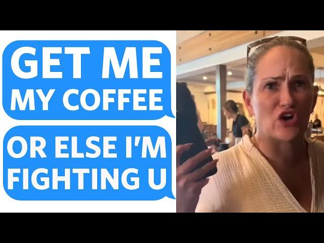 Karen GETS ARRESTED after ATTACKING a POLICE OFFICER... over a CUP OF COFFEE - Reddit Podcast