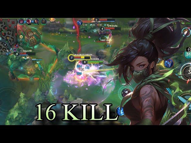 INSANE BUTS CLEAN CARRY | WILD RIFT AKALI