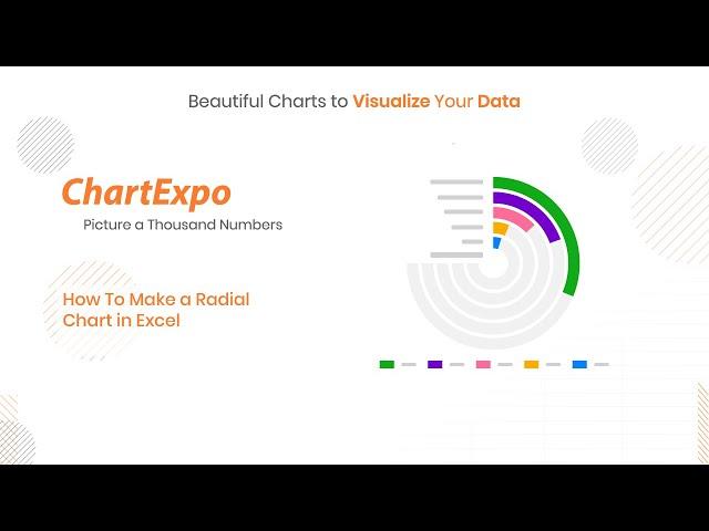 How to create Radial Bar Chart in Excel | Radial Chart template | Radial Bar Chart generator