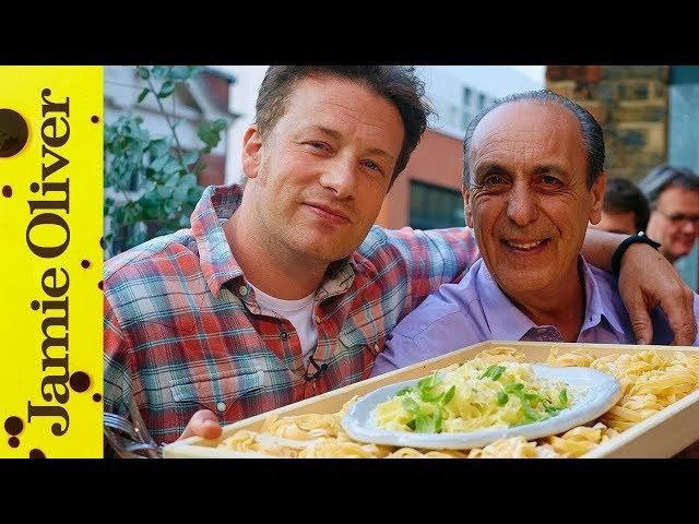 Jamie & Gennaro's Lemon & Basil Fettuccine | Food Tube Live